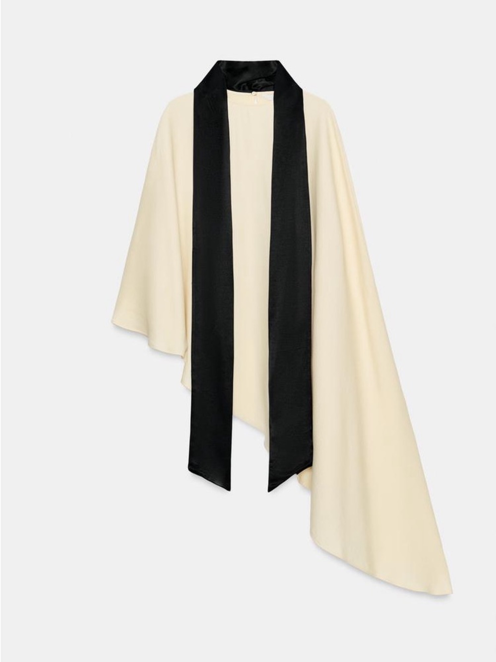 ZARA ZW COLLECTION ASYMMETRIC SCARF BLOUSE - Picture 15 of 15